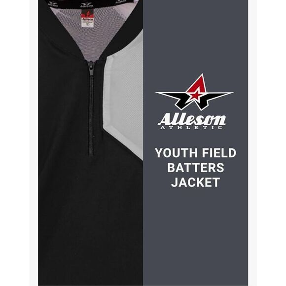 NEW Men’s ALLESON ATHLETIC Youth Field Batters Jacket (Style 3JLS21Y) XL - Picture 3 of 4